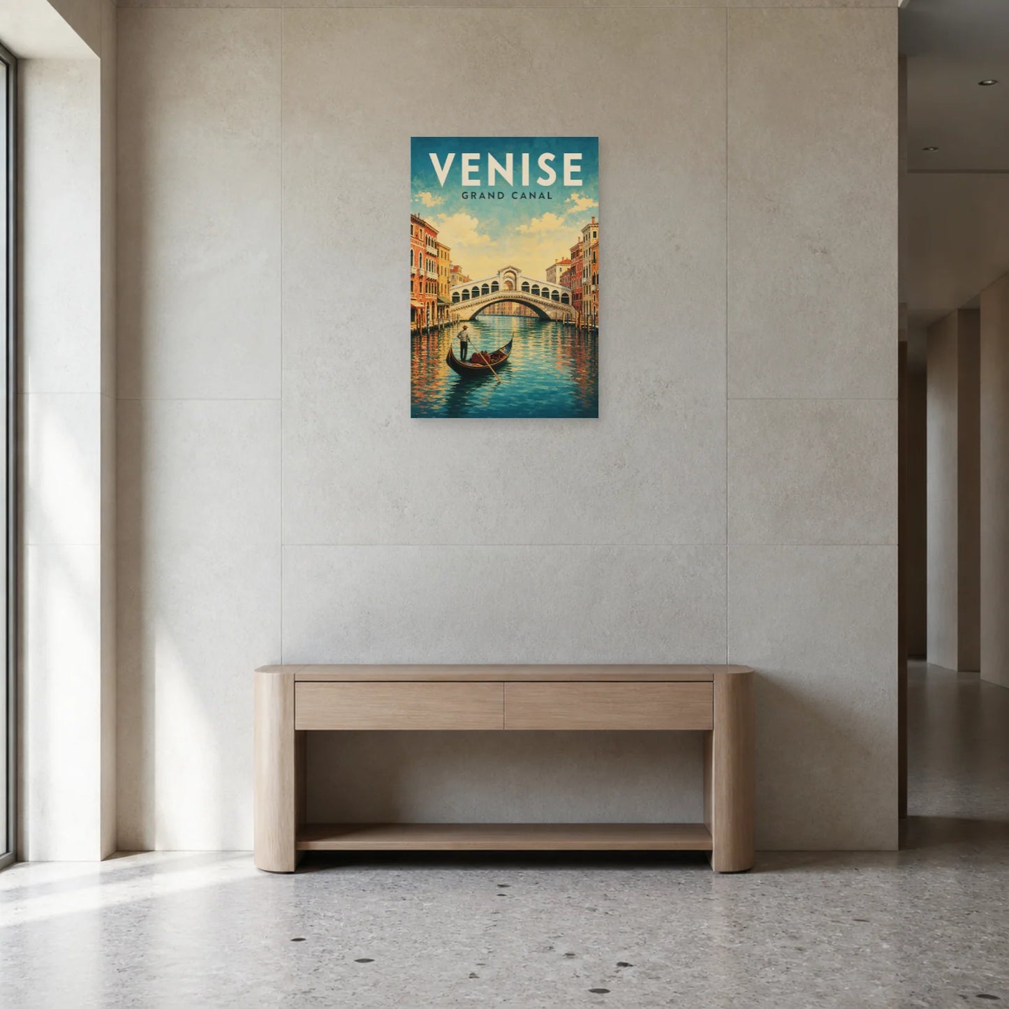 Affiche Venise – Grand Canal dans une entrée ou un couloir - Art Virtuoso