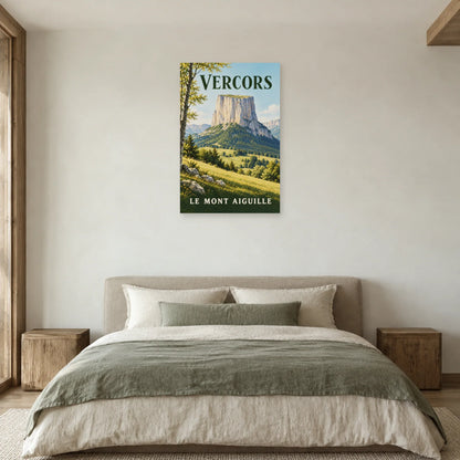 Affiche Vercors - Mont Aiguille dans une chambre - Art Virtuoso