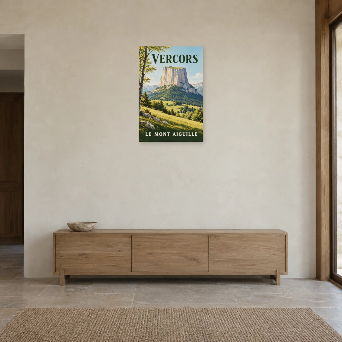 Affiche Vercors - Mont Aiguille dans une entrée ou un couloir - Art Virtuoso