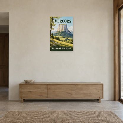Affiche Vercors - Mont Aiguille dans une entrée ou un couloir - Art Virtuoso