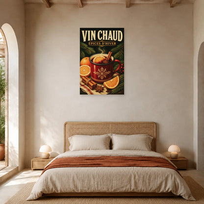 Affiche Vin chaud, épices d'hiver dans une chambre - Art Virtuoso