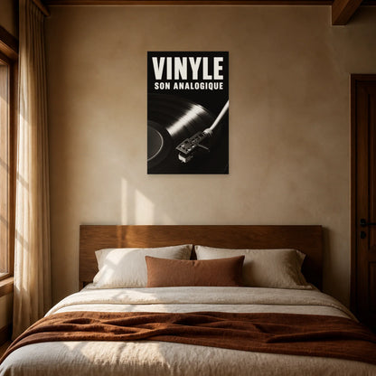 Affiche Vinyle – Son Analogique dans une chambre - Art Virtuoso