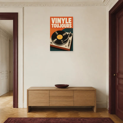 Affiche Vinyle vintage - Toujours dans une entrée ou un couloir - Art Virtuoso