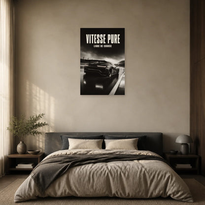 Affiche Voiture de course – Vitesse pure dans une chambre - Art Virtuoso