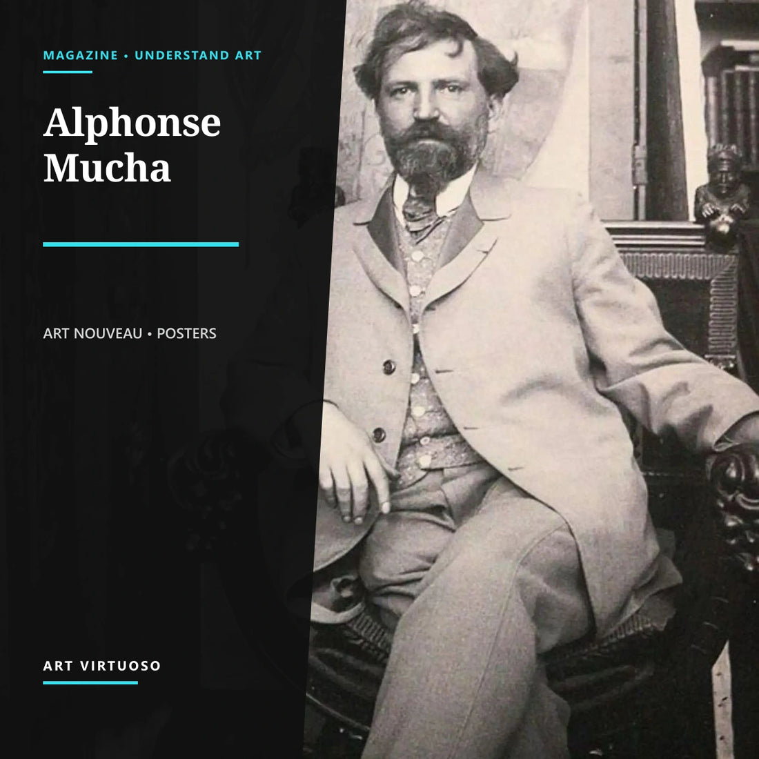 Alphonse Mucha: The Enchanter of Curves Who Turned Art into Visual Poetry