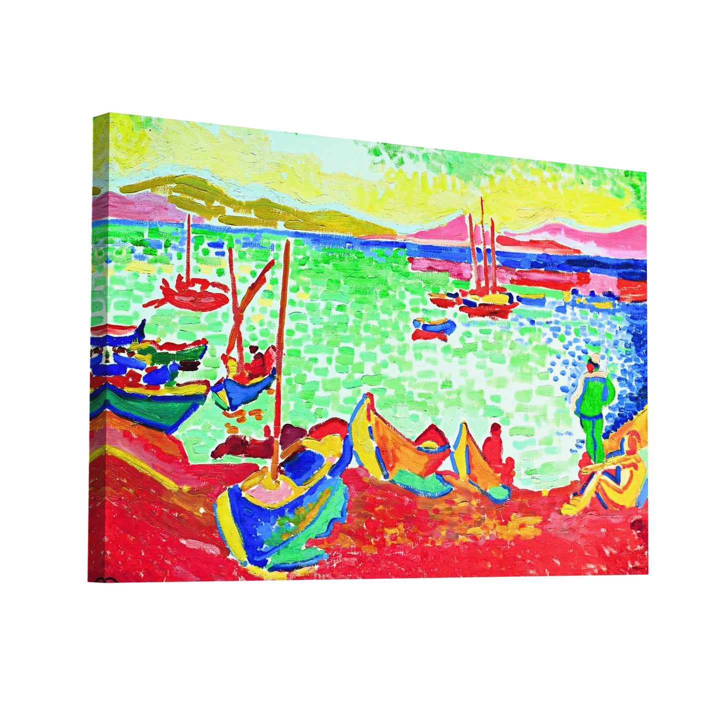 Product Hero 3D WebP Bateaux dans le Port de Collioure - André Derain - Art Virtuoso
