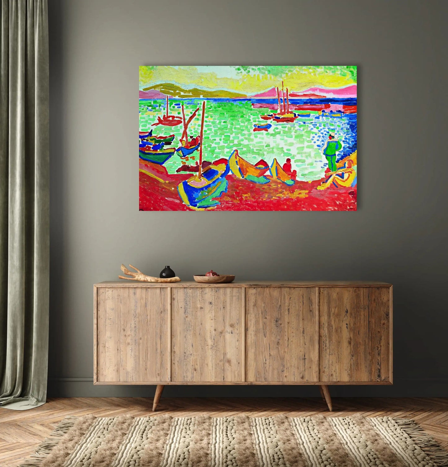 Bateaux dans le Port de Collioure - André Derain