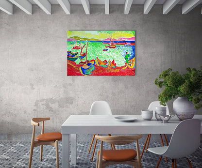 Bateaux dans le Port de Collioure - André Derain