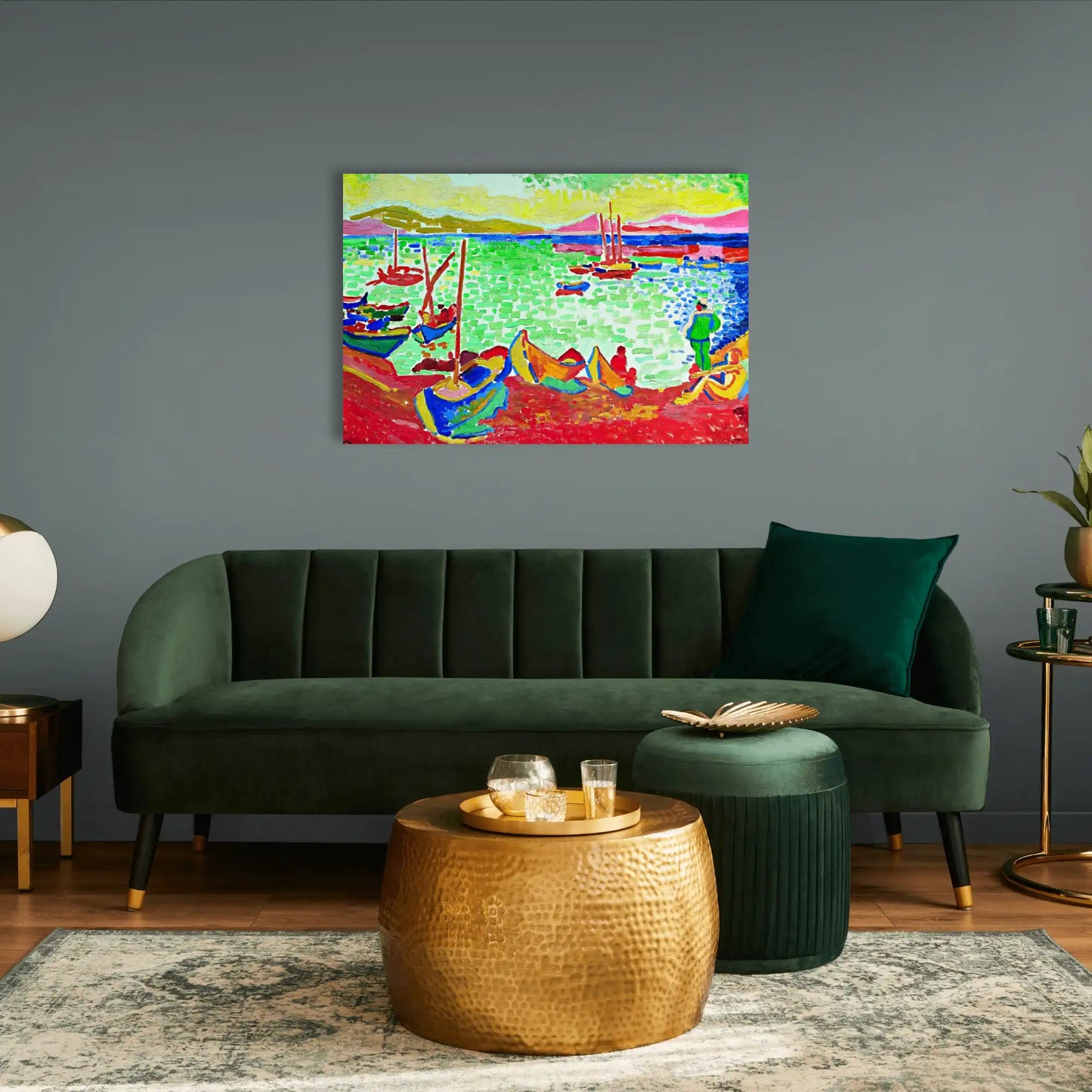 Bateaux dans le Port de Collioure - André Derain