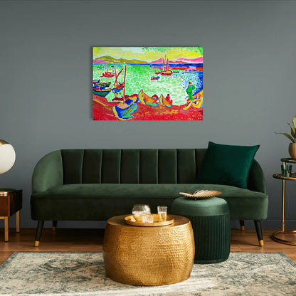 Bateaux dans le Port de Collioure - André Derain