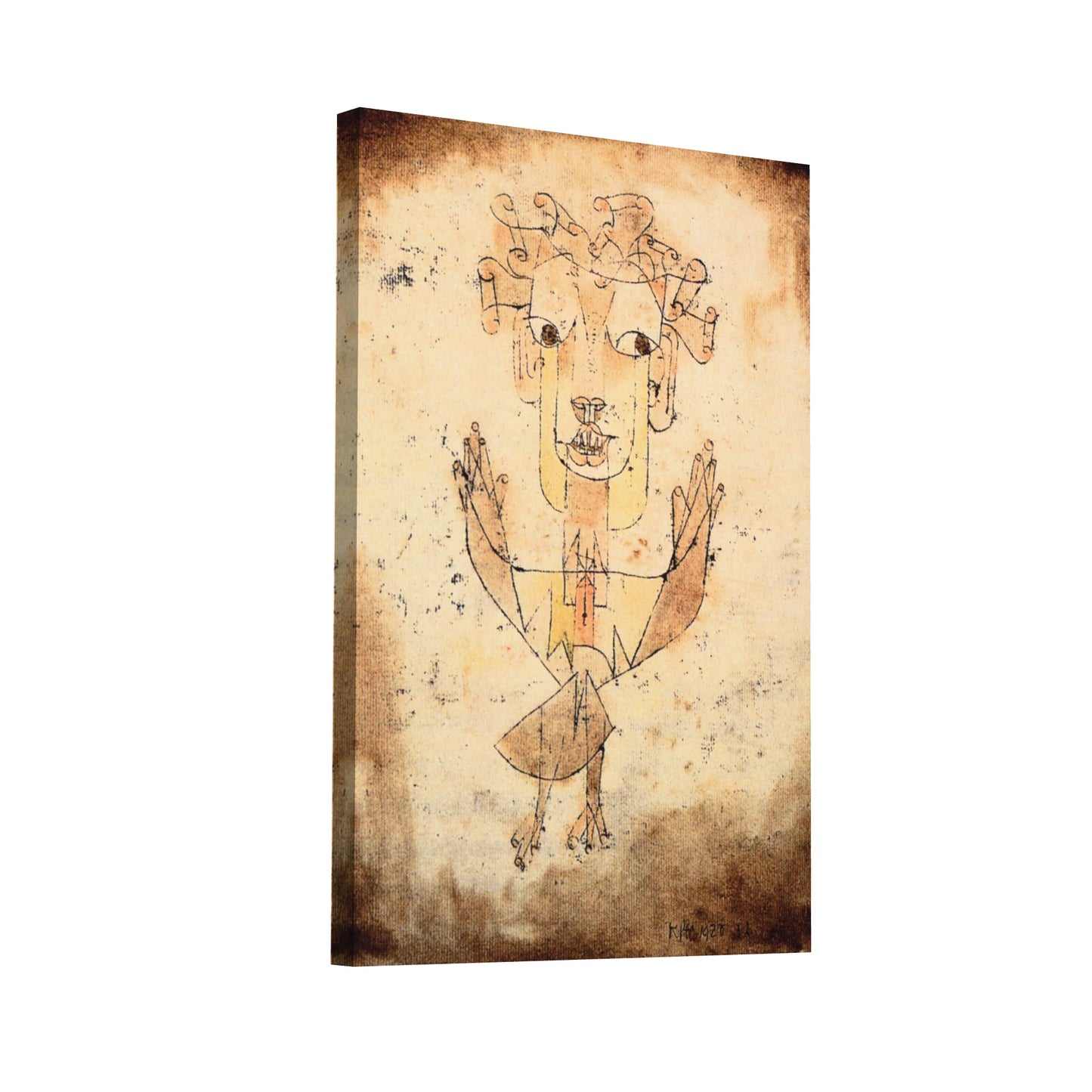 Product Hero 3D WebP Tableau Angelus Novus - Paul Klee – l’ange de l’histoire - Art Virtuoso
