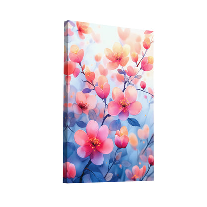 Product Hero 3D WebP Aquarelle de Fleurs en Peinture – Harmonie Florale - Art Virtuoso