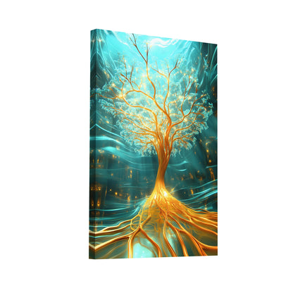 Product Hero 3D WebP Arbre de Vie sur Toile - Art Virtuoso