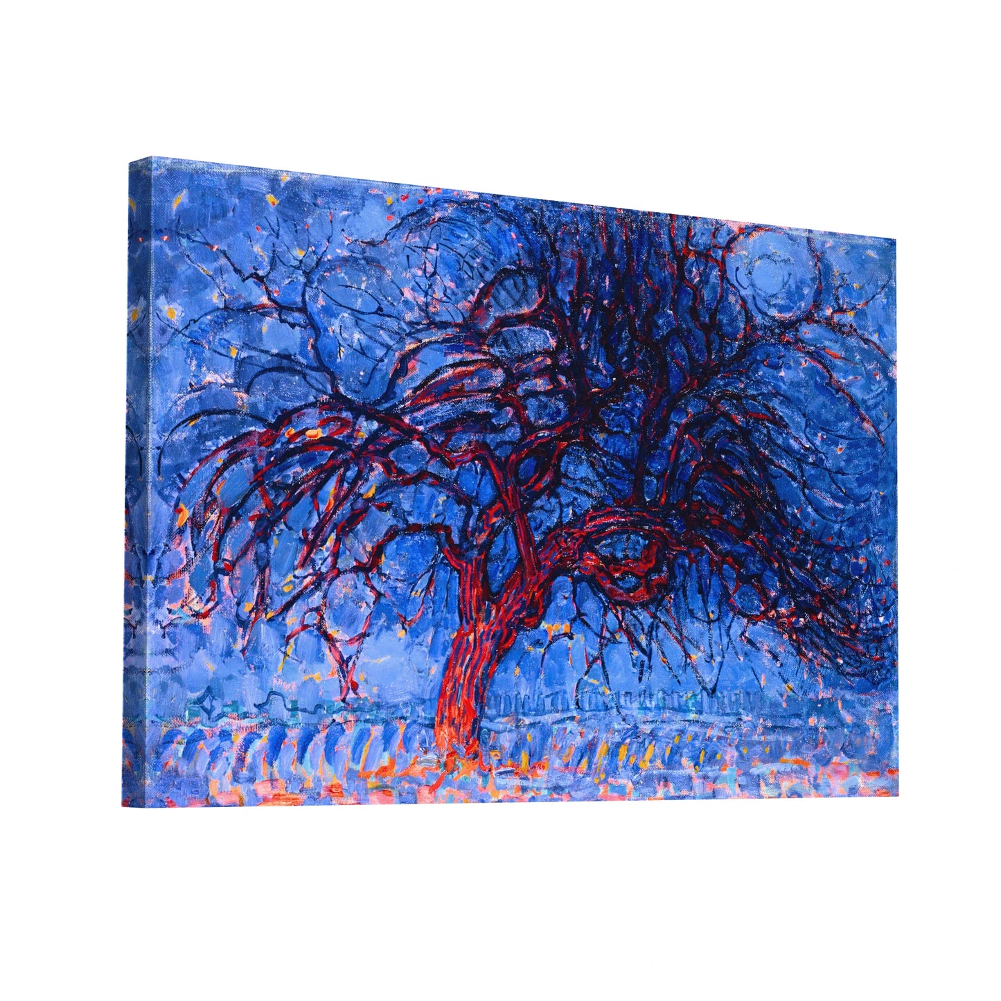 Product Hero 3D WebP Arbre Rouge - Piet Mondrian - Art Virtuoso