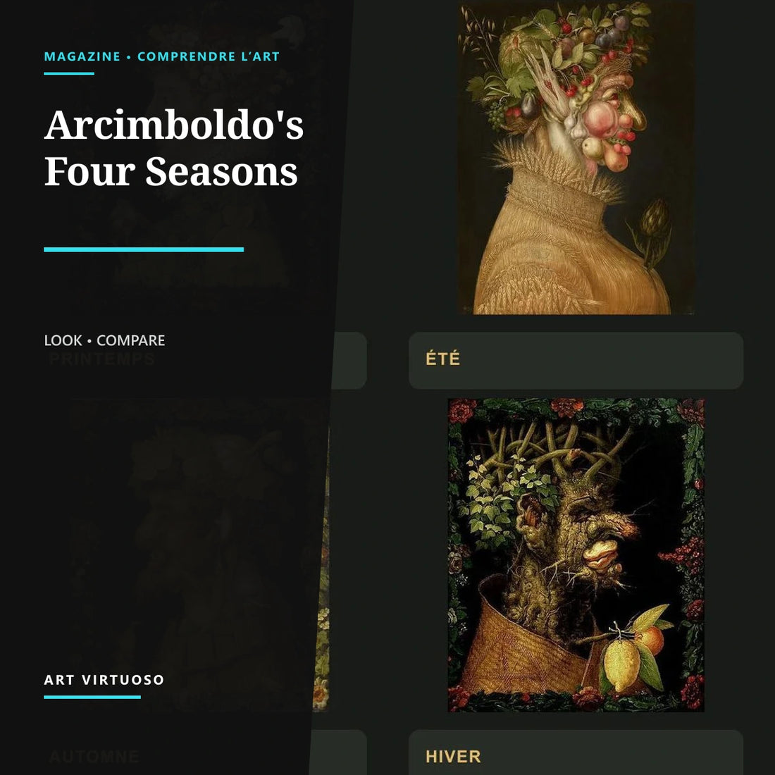 Arcimboldo’s Four Seasons: Analysis and Symbolism