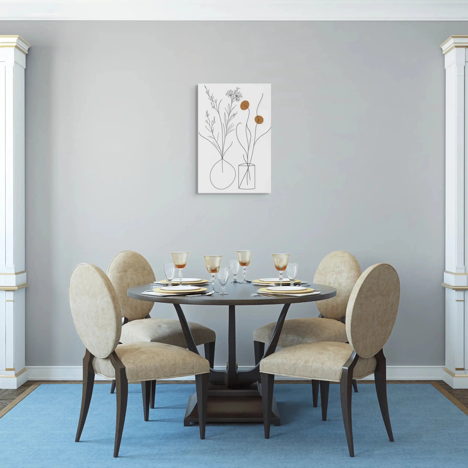 Tableau Art Minimaliste Dessin Affiches, reproductions et œuvres graphiques Art Virtuoso