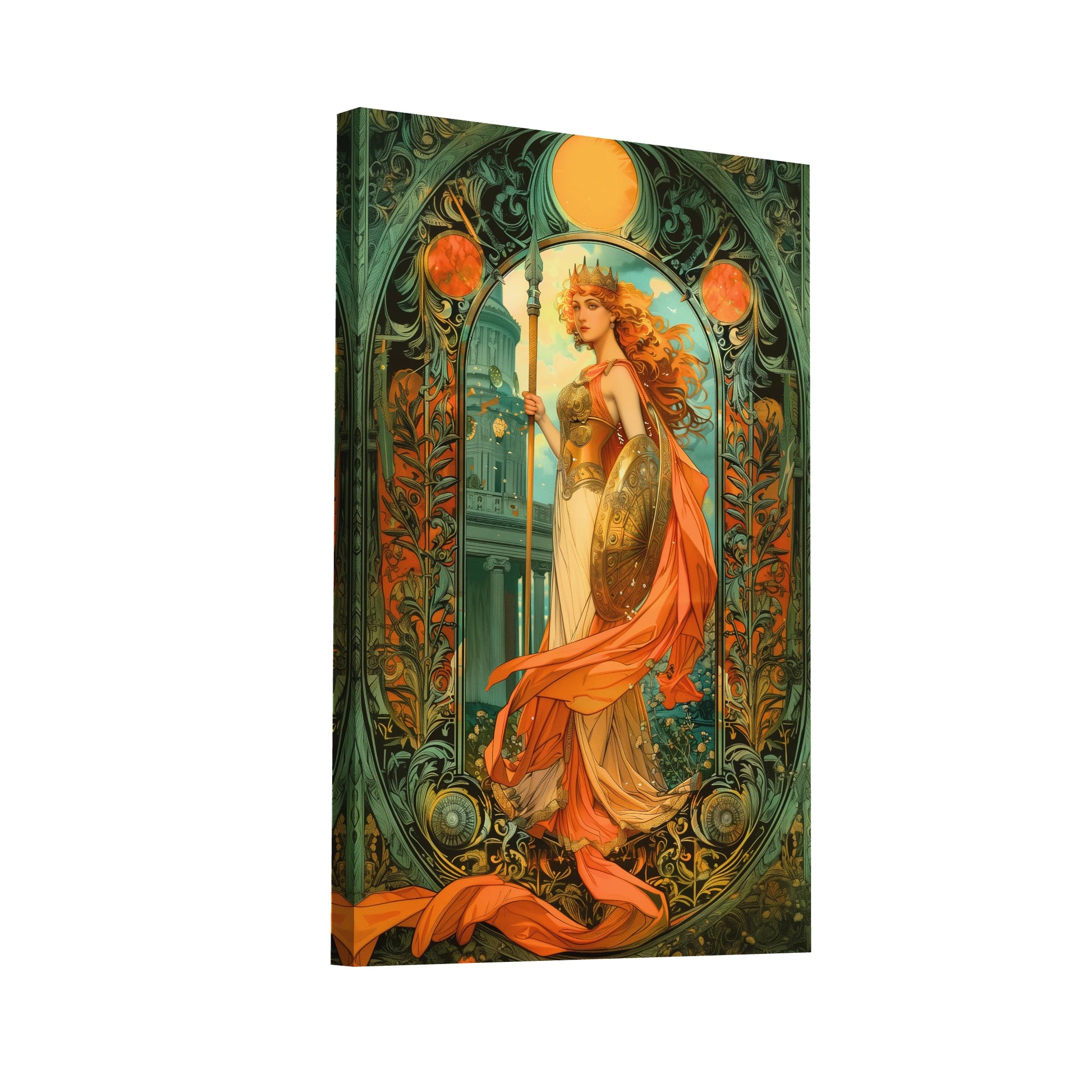 Product Hero 3D WebP Tableau Athéna - Art Virtuoso