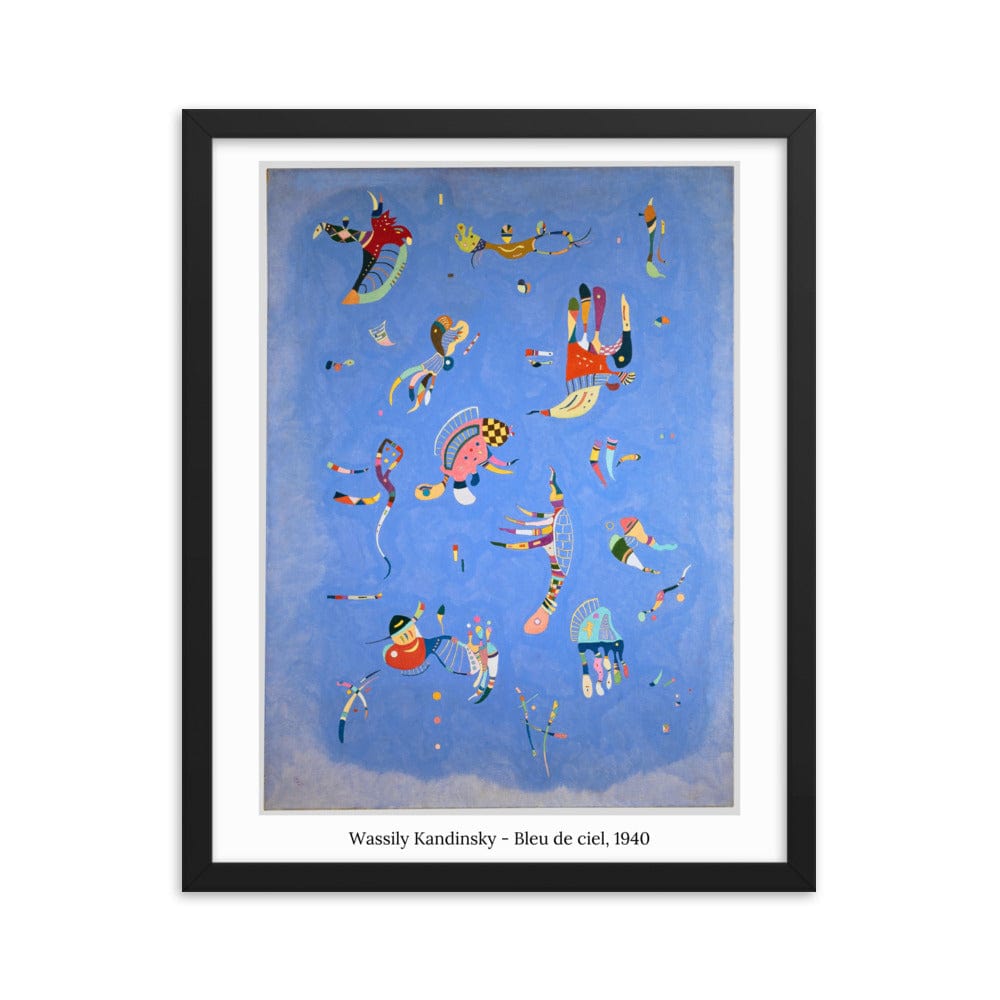 bleu de ciel kandinsky 16″×20″