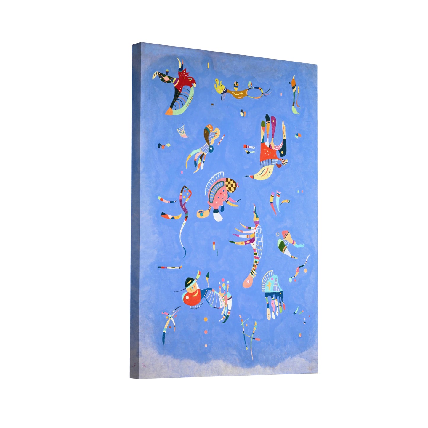 Product Hero 3D WebP Bleu de Ciel - Kandinsky - Art Virtuoso