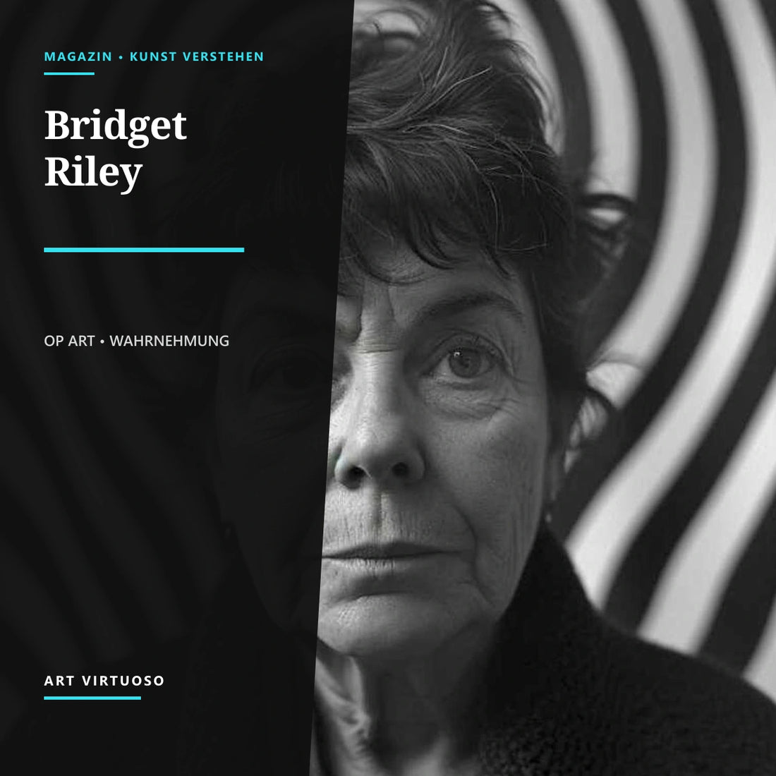 Bridget Riley : Geometrische Abstraktion und Op Art