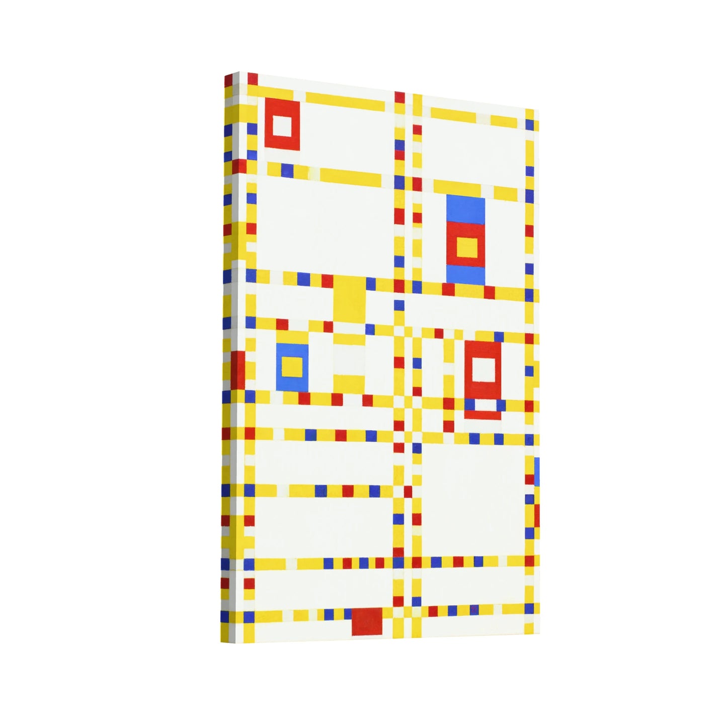 Product Hero 3D WebP Piet Mondrian - Broadway Boogie Woogie (version verticale) - Art Virtuoso