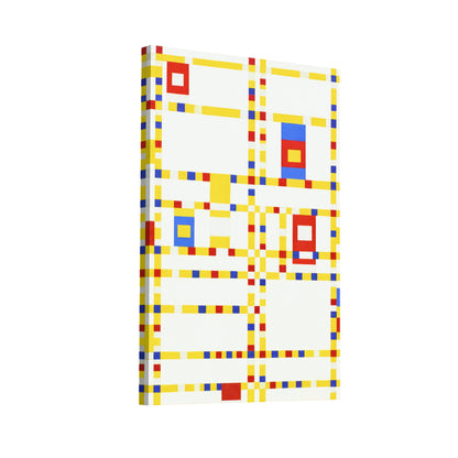 Product Hero 3D WebP Piet Mondrian - Broadway Boogie Woogie (version verticale) - Art Virtuoso