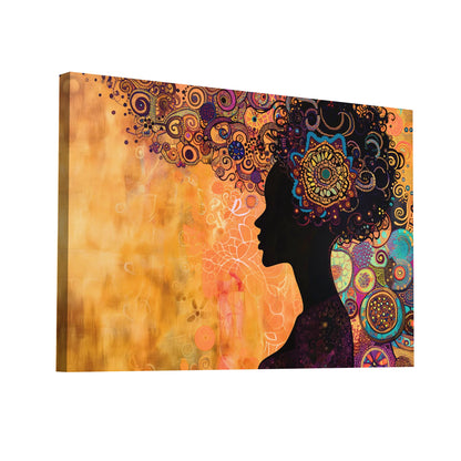 Product Hero 3D WebP Cadre Femme Abstrait - Fusion de Couleurs et d'Émotions - Art Virtuoso