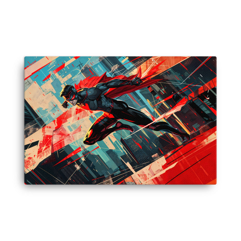 Cadre Super Héros Homme - Élégance et Action  Art Virtuoso XL