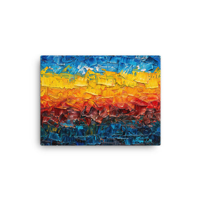 Tableau Abstrait Rectangulaire - Odyssée  Art Virtuoso S  