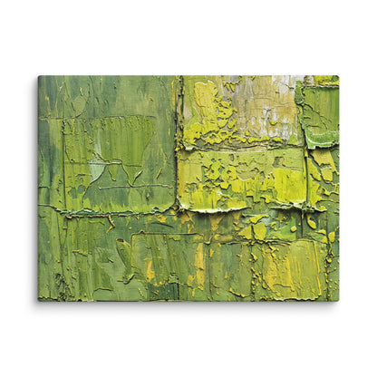 Tableau Abstrait Contemporain Vert  Art Virtuoso S  