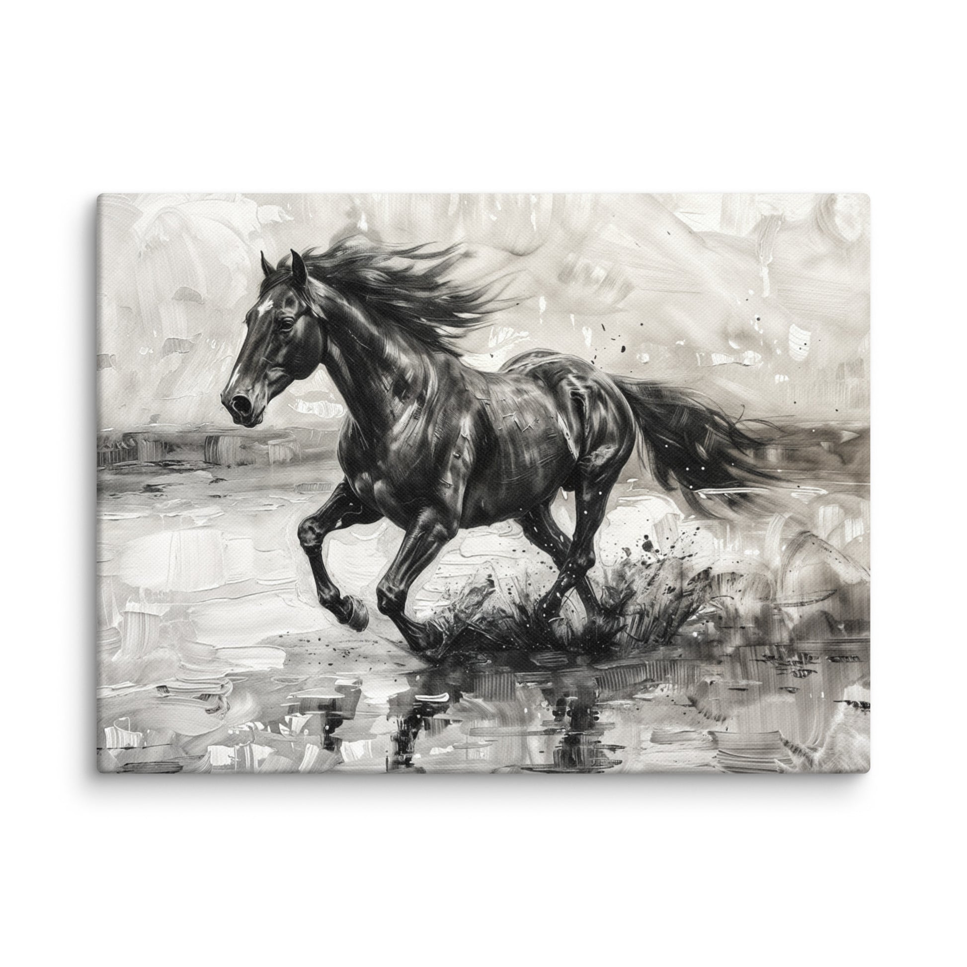 Portrait de cheval impression sur toile 80x120 cm Portrait de cheval impression sur toile 80x120 cm