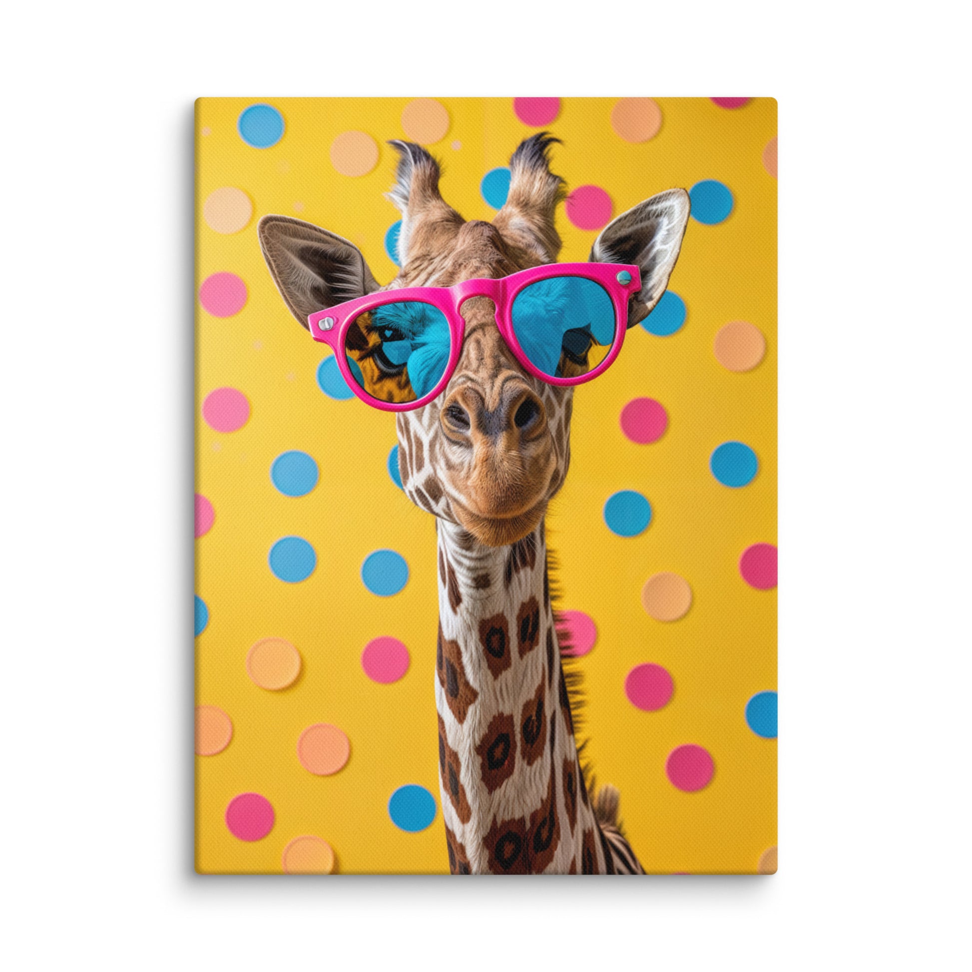 Tableau Girafe Pop Art - Expression Joyeuse  Art Virtuoso S  