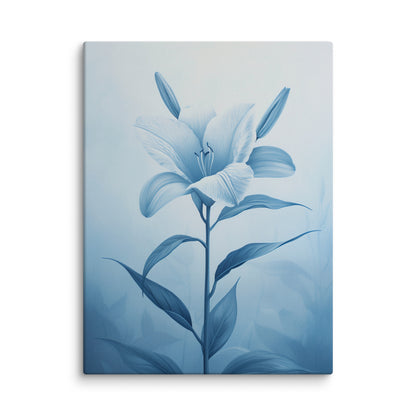 Fleur Sur Toile -  Lys Bleu  Art Virtuoso S  