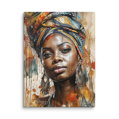 Tableau Femme Noire  Art Virtuoso S  