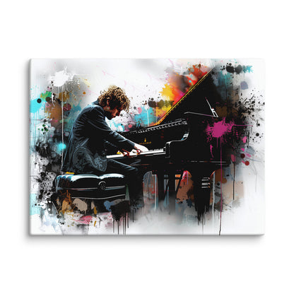 Tableau Pianiste en Harmonie Affiches, reproductions et œuvres graphiques Art Virtuoso S  