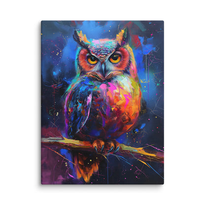 Tableau Hibou - Mystère Nocturne Affiches, reproductions et œuvres graphiques Art Virtuoso S  