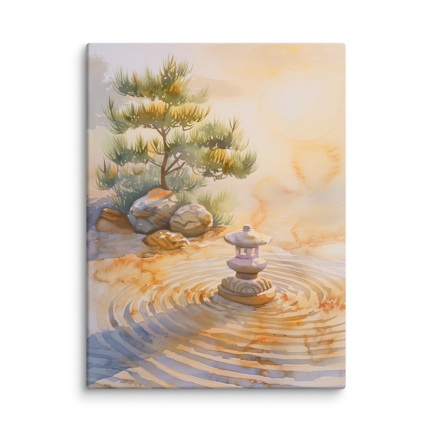 Tableau Vertical Zen - Petit Jardin