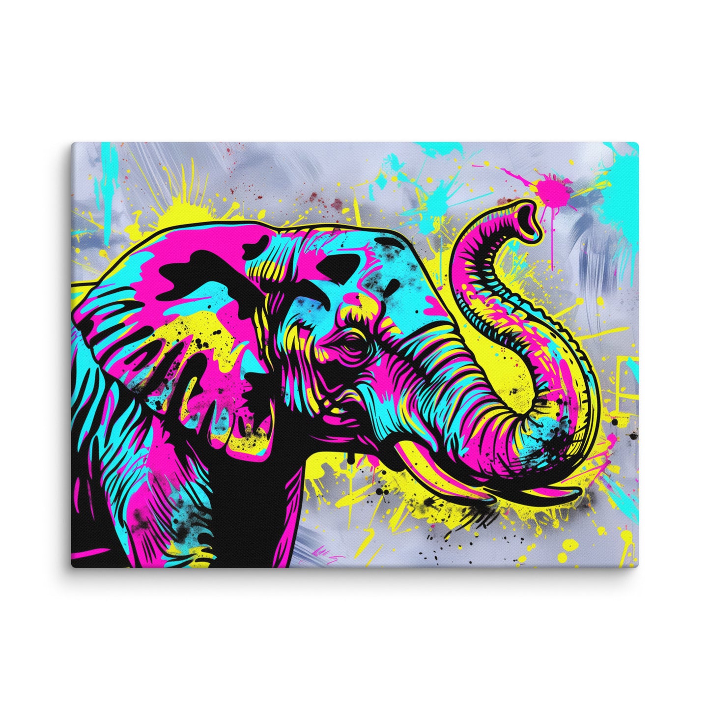 Tableau Éléphant - Couleur Pop Affiches, reproductions et œuvres graphiques Art Virtuoso S  