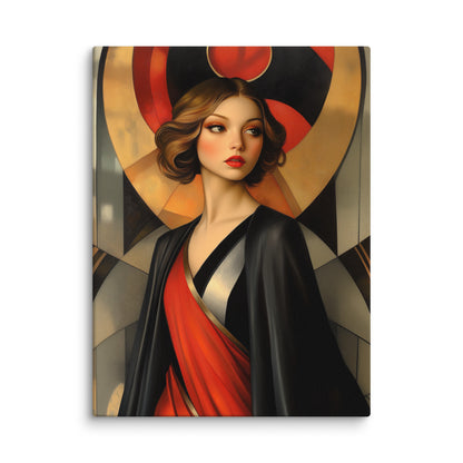 Tableau Art Deco - Femme Fatale Affiches, reproductions et œuvres graphiques Art Virtuoso S  