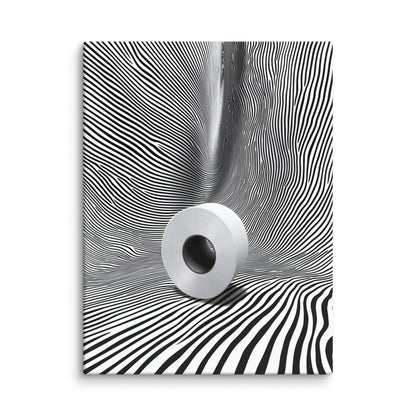 Tableau Original pour WC - Op Art Affiches, reproductions et œuvres graphiques Art Virtuoso S  