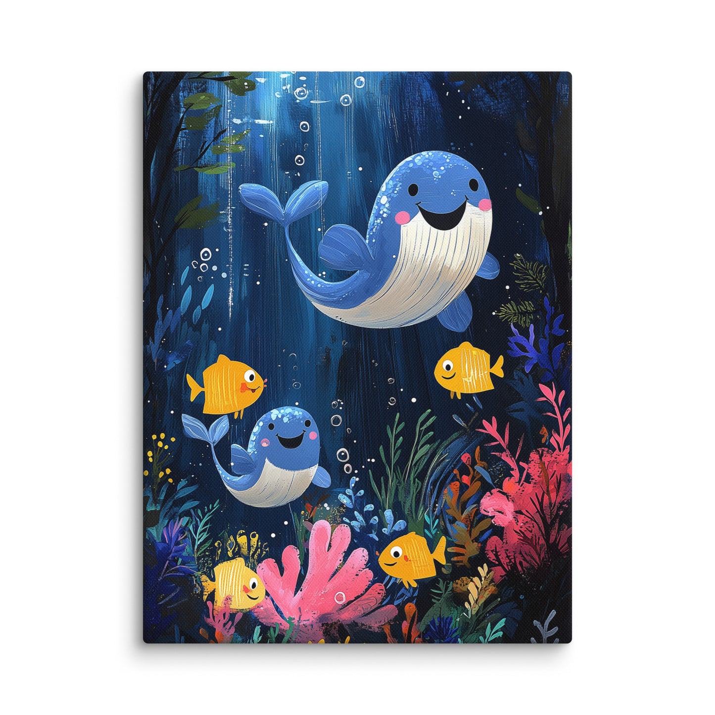 Tableau Baleine Enfant