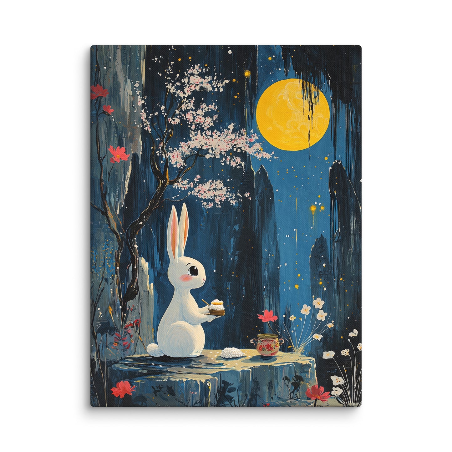 Tableau Enfant Lapin