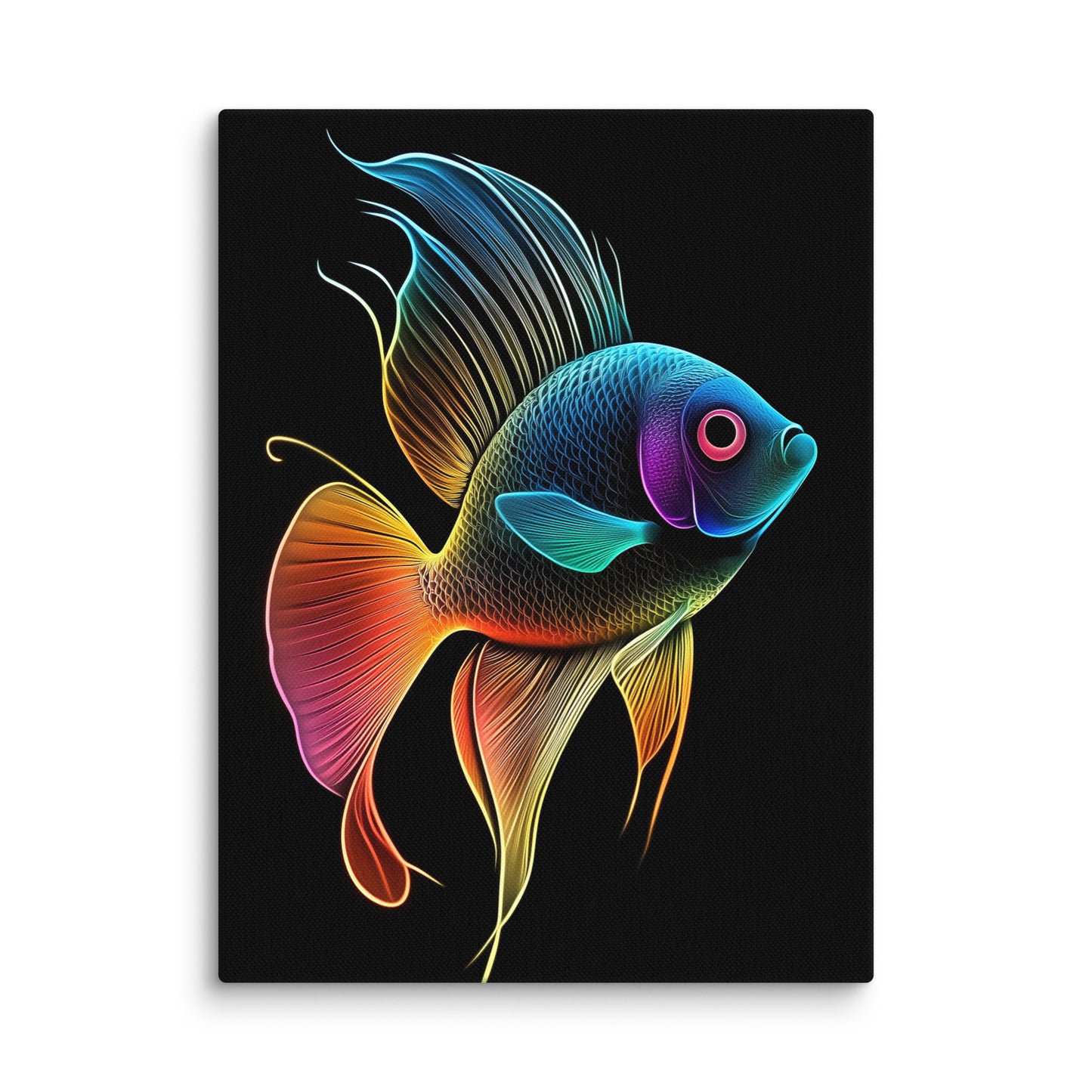 Tableau Poisson Moderne