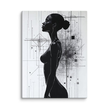 Tableau Femme Africaine Noir et Blanc Affiches, reproductions et œuvres graphiques Art Virtuoso S  