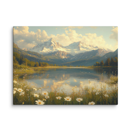 Peinture Paysage - Lac Paisible Affiches, reproductions et œuvres graphiques Art Virtuoso S  