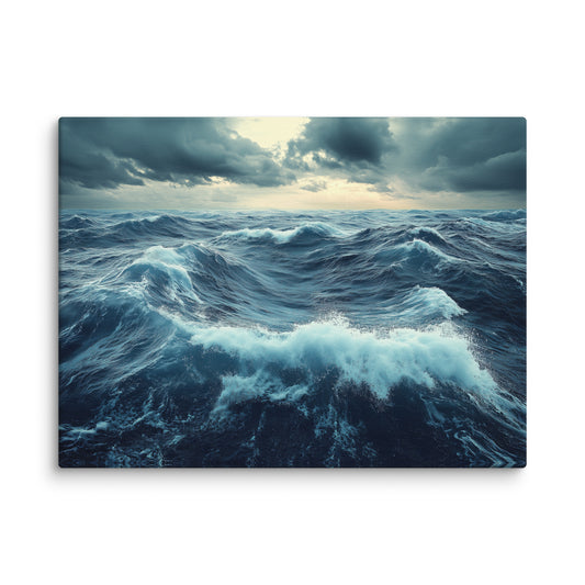 Peinture Paysage - Ocean Bleu Profond Affiches, reproductions et œuvres graphiques Art Virtuoso S  