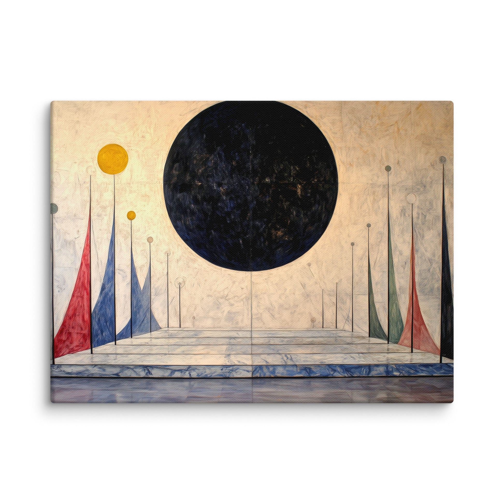 Tableau Décoration Scandinave - Eclipse Lunaire Affiches, reproductions et œuvres graphiques Art Virtuoso S