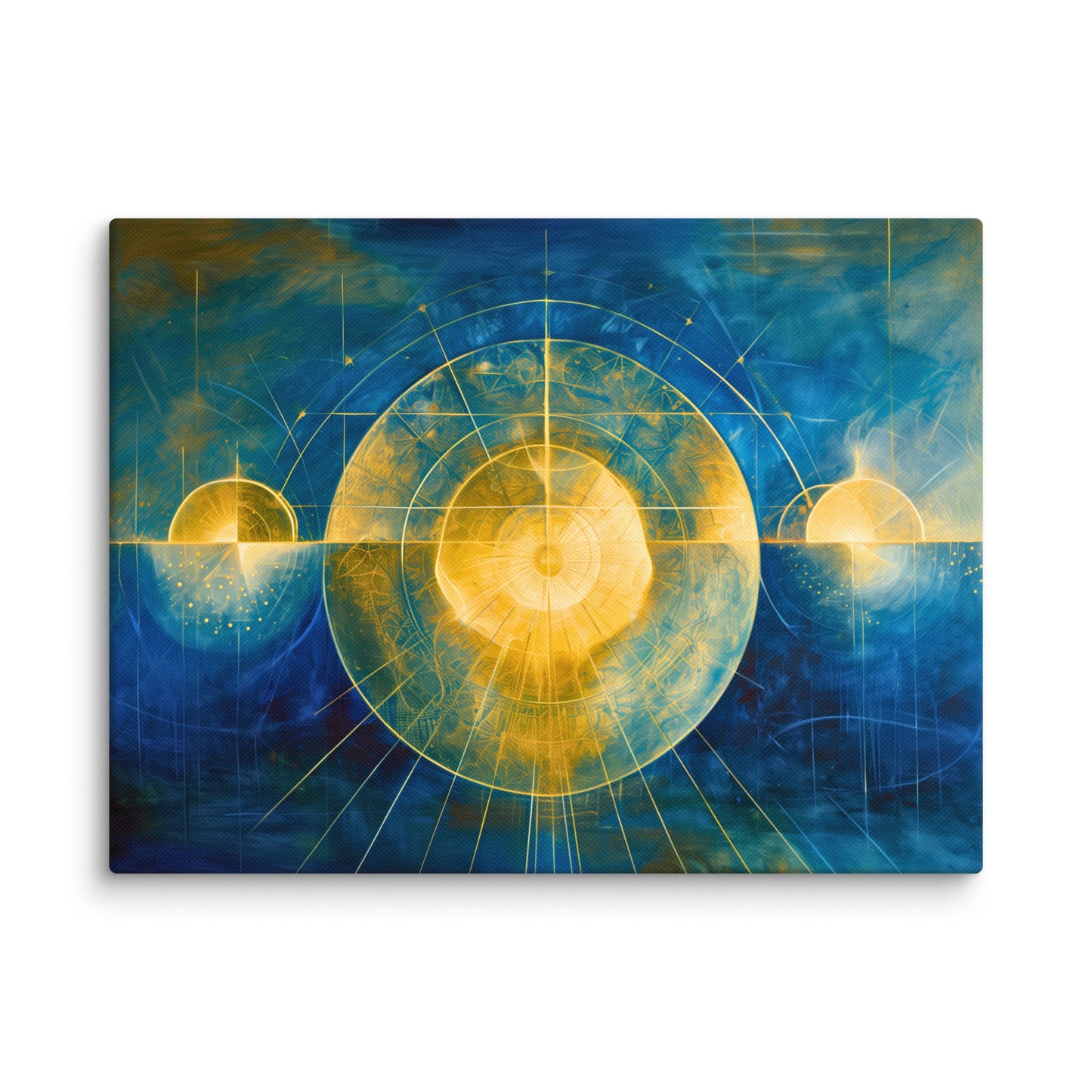 Tableau Scandinave - Bleu Cosmos Affiches, reproductions et œuvres graphiques Art Virtuoso S