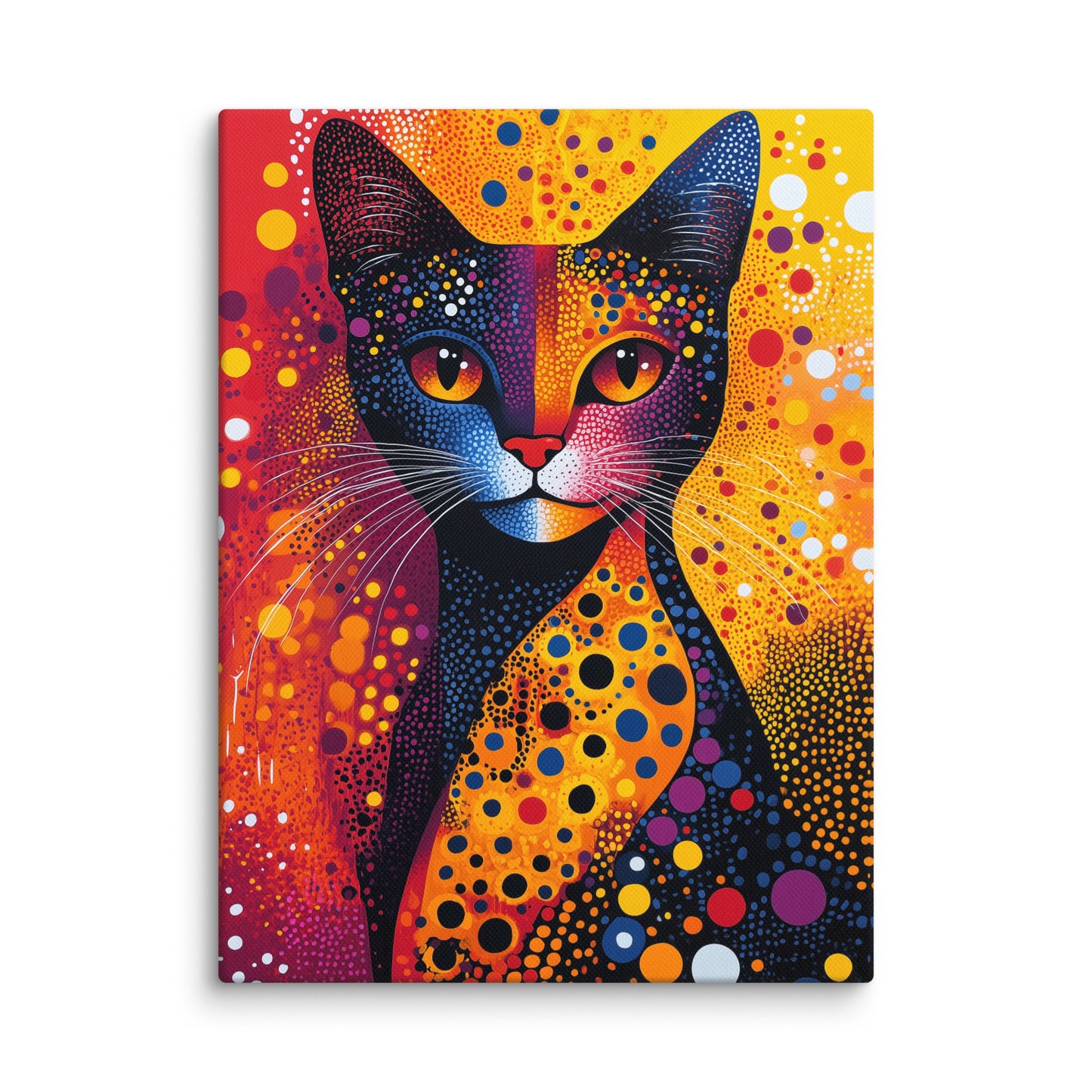 Peinture Chat Couleur - Cosmos Félin Affiches, reproductions et œuvres graphiques Art Virtuoso S