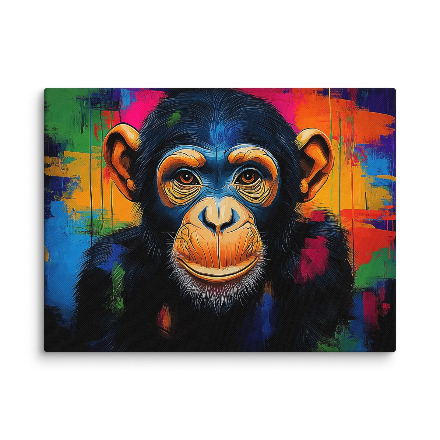 Toile Singe Coloré : Festival Pop Affiches, reproductions et œuvres graphiques Art Virtuoso S